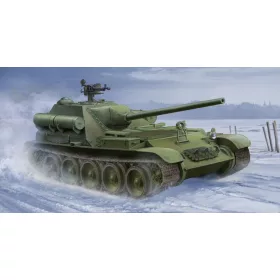   Trumpeter szovjet SU-101 önjáró löveg prototípus – 1:35 tüzérségi makett