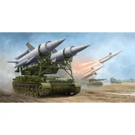   Trumpeter szovjet 2K11A TEL + 9M8M rakéta"Krug-a" (SA-4 Ganef) – 1:35 rakéta-/légvédelmi rendszer makett