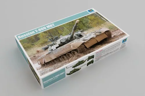Trumpeter orosz T-80U MBT – 1:35 harcjármű makett