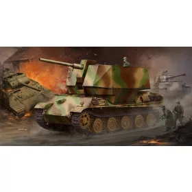   Trumpeter Flakpanther + 8,8 cm Flak 36/37 – 1:35 harcjármű makett