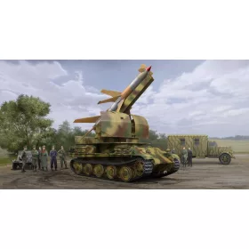   Trumpeter Flakpanther + 8,8 cm légvédelmi rakéta Rheintochter I – 1:35 rakéta-/légvédelmi rendszer makett