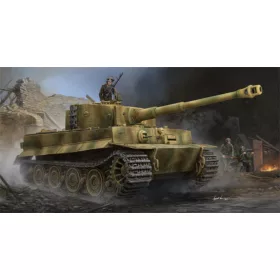   Trumpeter Pz.Kpfw. VI Ausf. E Sd.Kfz. 181 Tiger I (késői gyártás) + Zimmerit – 1:35 harcjármű makett
