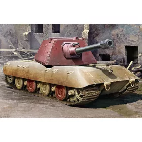   Trumpeter E-100 nehéz harckocsi – Krupp toronnyal – 1:35 harcjármű makett