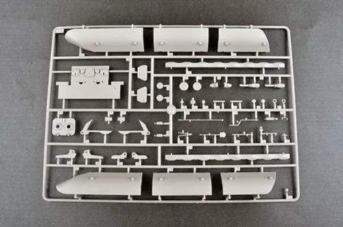 Trumpeter E-100 nehéz harckocsi – Krupp toronnyal – 1:35 harcjármű makett