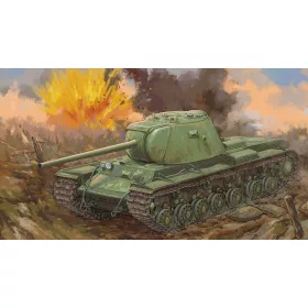   Trumpeter szovjet KV-3 nehéz harckocsi – 1:35 harcjármű makett