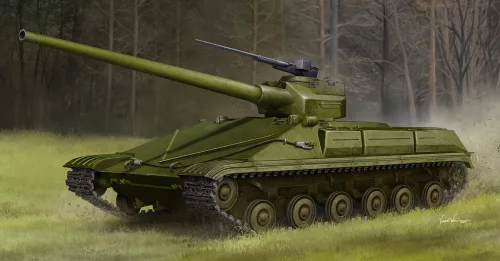 Trumpeter Object 450 közepes harckocsi – 1:35 harcjármű makett