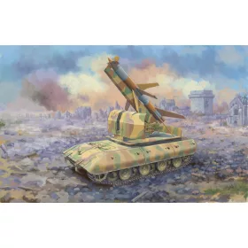   Trumpeter német E-100 légvédelmi harckocsi + Rheintochter I légvédelmi rakéta – 1:35 rakéta-/légvédelmi rendszer makett