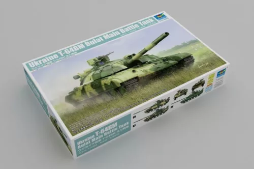 Trumpeter ukrán T-64BM Bulat fő harckocsi – 1:35 harcjármű makett