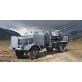   Trumpeter L4500A + 3,7 cm Flak 37 – 1:35 légvédelmi löveg makett