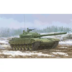   Trumpeter szovjet T-72 Ural Kontakt-1 reaktív páncélzattal – 1:35 harcjármű makett