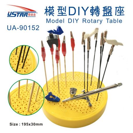 U-STAR Festőcsipesz készlet műanyag forgatható tartóval (Model DIY Rotary table 13 in 1) UA90152