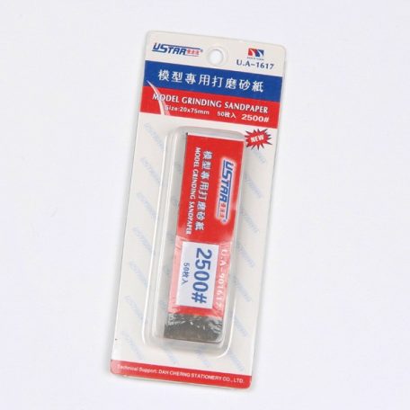 U-STAR 2500-as finomságú csiszolópapír szett Mini Abrasive Paper Kit (50 in 1 #2500) UA91617
