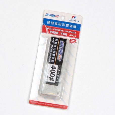 U-STAR 400-as finomságú öntapadó mini csiszoló szett (Mini Self-Adhesive Abrasive Paper Kit 40 in 1 #400) UA91618