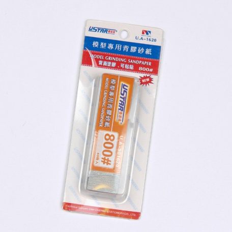 U-STAR 800-as finomságú öntapadó mini csiszoló szett Mini Self-Adhesive Abrasive Paper Kit (40 in 1, #800) UA91620