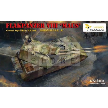 Vespid Models Flakpanzer VIII Maus Metal barrel makett 1:72 (VS720005)