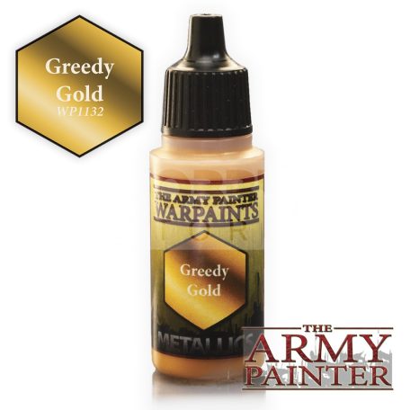 The Army Painter Greedy Gold 17 ml-es metál akrilfesték WP1132