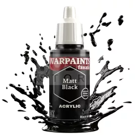 The Army Painter Warpaints Fanatic - Matt Black 18 ml
