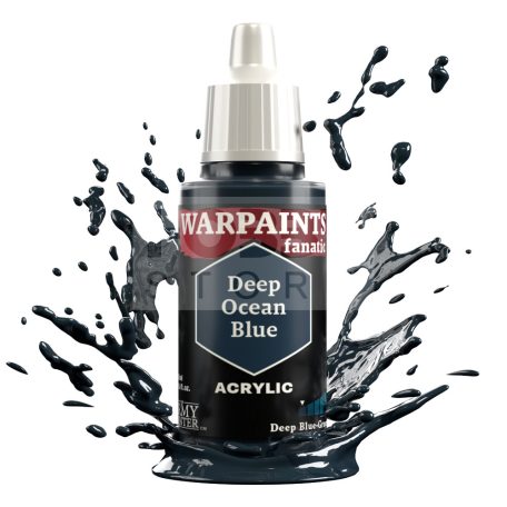 The Army Painter Warpaints Fanatic: Deep Ocean Blue 18 ml-es akrilfesték WP3031