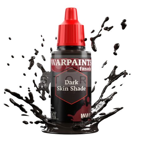The Army Painter Warpaints Fanatic Wash: Dark Skin Shade 18 ml-es wash (bemosó) WP3215