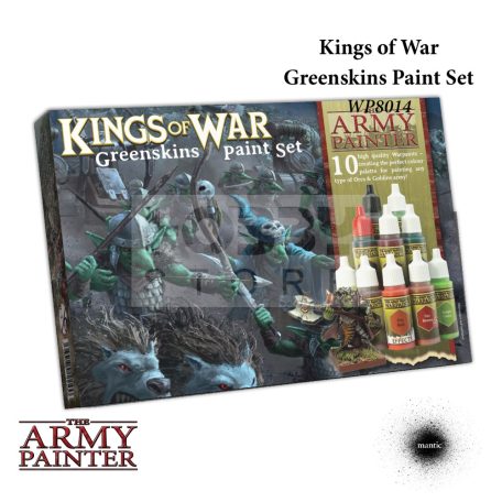 The Army Painter- Kings of War Greenskins Paint Set (festék szett)