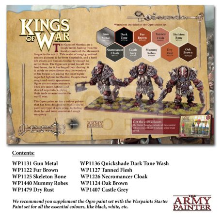 The Army Painter- Kings of War Ogres Paint Set (festék szett)