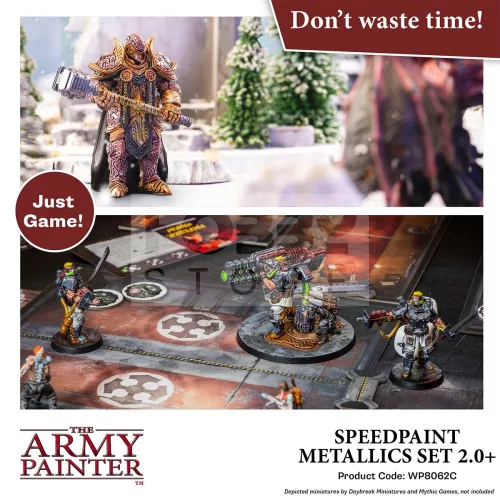 The Army Painter Speedpaint Metallics Paint Set 2.0
