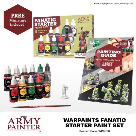 The Army Painter-Warpaints Fanatic: Starter Set-kezdő festékszett WP8066
