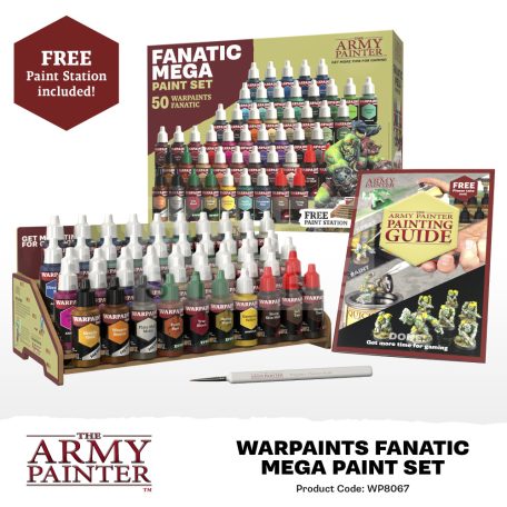 The Army Painter-Warpaints Fanatic: Mega Set- festékszett WP8067