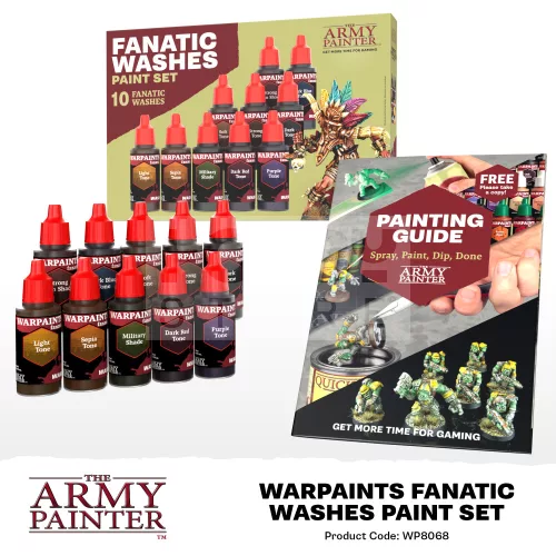 The Army Painter Warpaints Fanatic Washes Paint Set