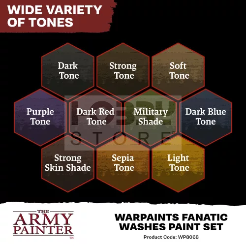 The Army Painter Warpaints Fanatic Washes Paint Set