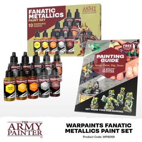 The Army Painter-Warpaints Fanatic: Metallics Set- festékszett WP8069