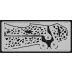 Eduard Accessories Bf-109E Schablone große Flecken - álcázófestés-maszk
