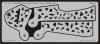 Eduard Accessories Bf109F/G Schablone große Flecken - álcázófestés-maszk