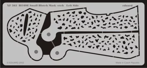Eduard Accessories Bf-109ESmall Blotch mask-etch - álcázófestés-maszk