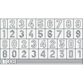   Eduard Accessories German Number Medium - számjelzés-festő maszk