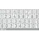 Eduard Accessories German Numbers Large - számjelzés-festő maszk