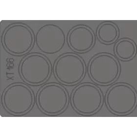   Eduard Accessories BT-7 wheel masks for Tamiya - kerék-/futógörgő-festő maszk