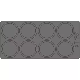   Eduard Accessories RSO Pak 40/4 75mm wheel masks for Dragon - kerék-/futógörgő-festő maszk