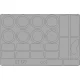 Eduard Accessories M-1097 A2 Cargo Carrier for Italeri - M-1097 A2 teherszállító – kabin- és ablakmaszk