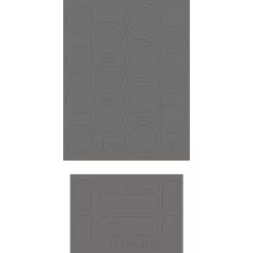 Eduard Accessories V3000S for ICM - kabin- és ablakmaszk