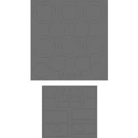 Eduard Accessories L3H163 for ICM - kabin- és ablakmaszk
