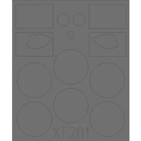   Eduard Accessories Kfz.2 Radio car for ICM - Kfz.2 rádiós jármű – kabin- és ablakmaszk