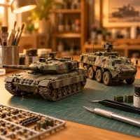 Tank és harcjármű makettek