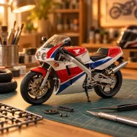 Motor és motorkerékpár makettek