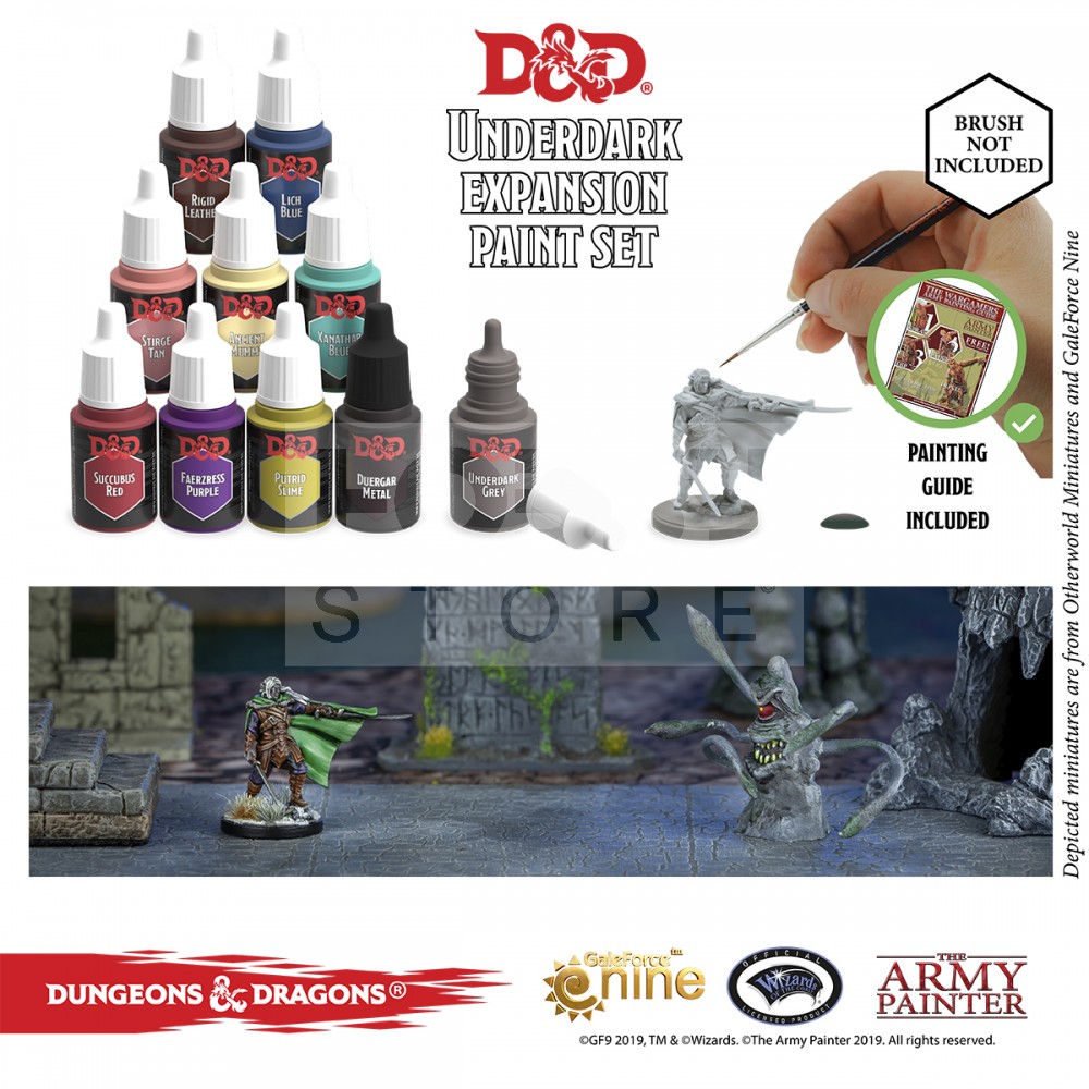 D&D The Underdark Paint Set 75004