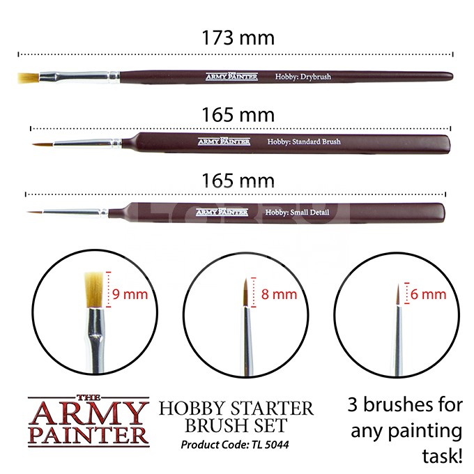 The Army Painter Hobby Brush Set -Hobby ecsetkészlet TL5044