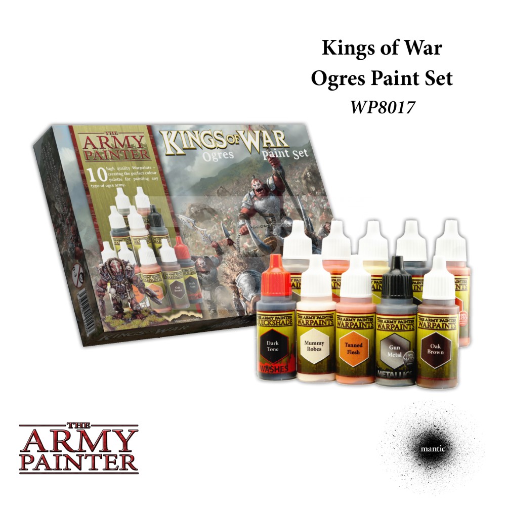 The Army Painter- Kings of War Ogres Paint Set (festék szett)