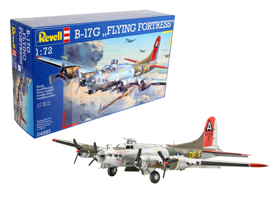 Revell - B-17G Flying Fortress 1:72 repülő makett 04283R