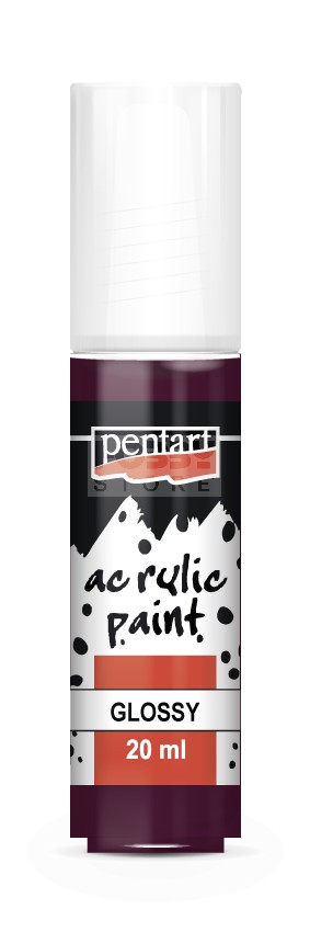 Pentart Fényes padlizsán színű akril bázisú hobbi festék 20 ml