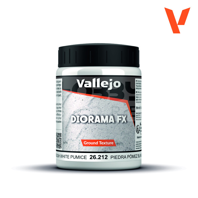 Vallejo Diorama Effect - Rough White Pumice 200 ml 26212